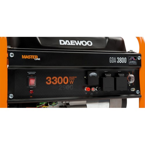Бензиновый электрогенератор Daewoo GDA 3800 Master Line Бензиновый электрогенератор Daewoo GDA 3800 Master Line